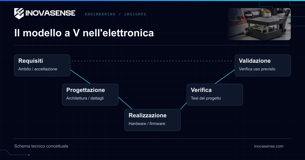 Il modello a V nello sviluppo elettronico