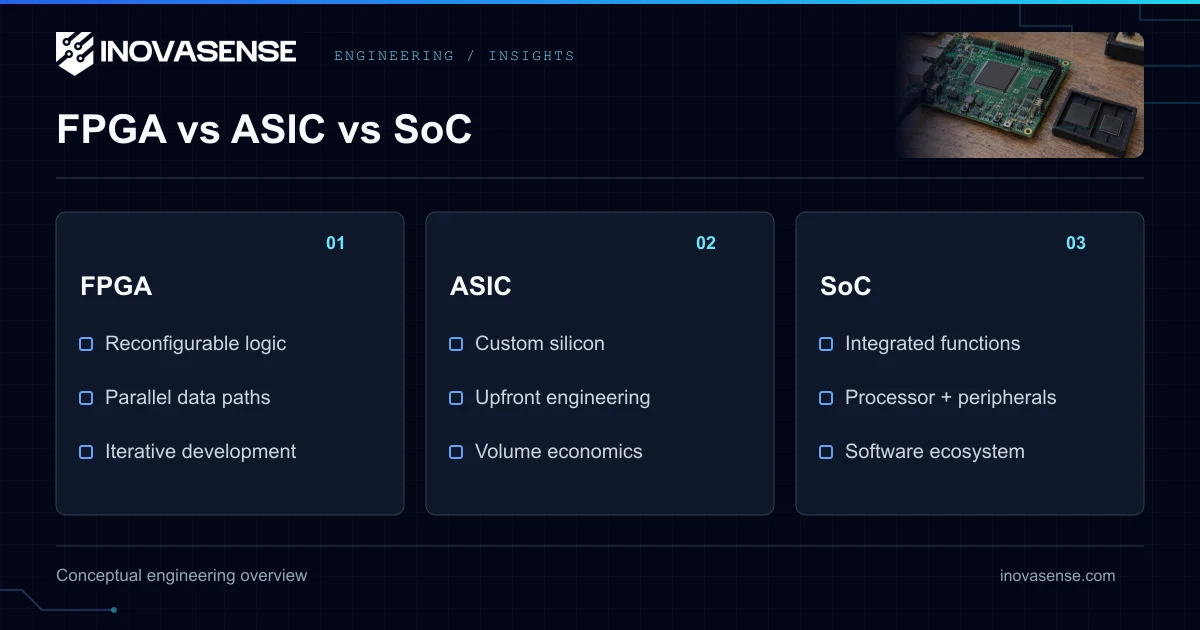 FPGA vs ASIC vs SoC: Engineering Decision Guide 2026 (with EU CRA Compliance)