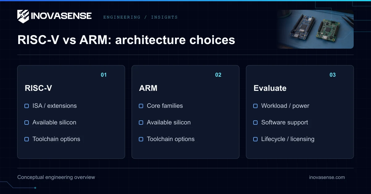 RISC-V vs ARM: Embedded Architecture