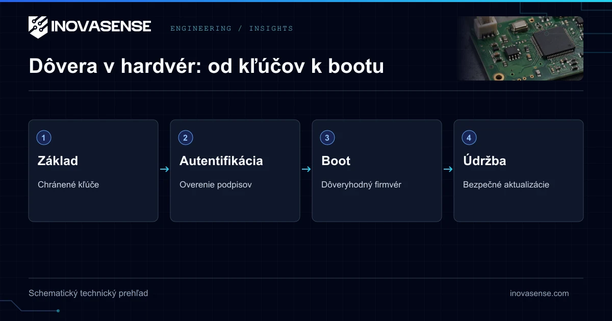 Návrh hardvérovej bezpečnosti: dôvera, kľúče a overovanie