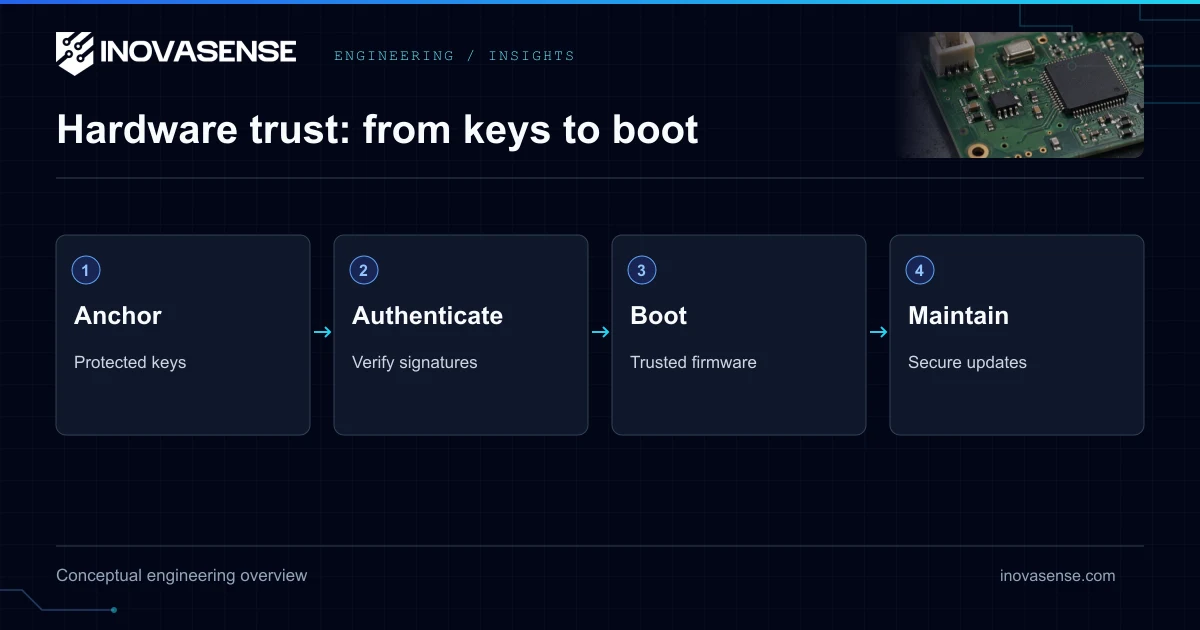 Hardware Security Design: Trust, Keys and Verification